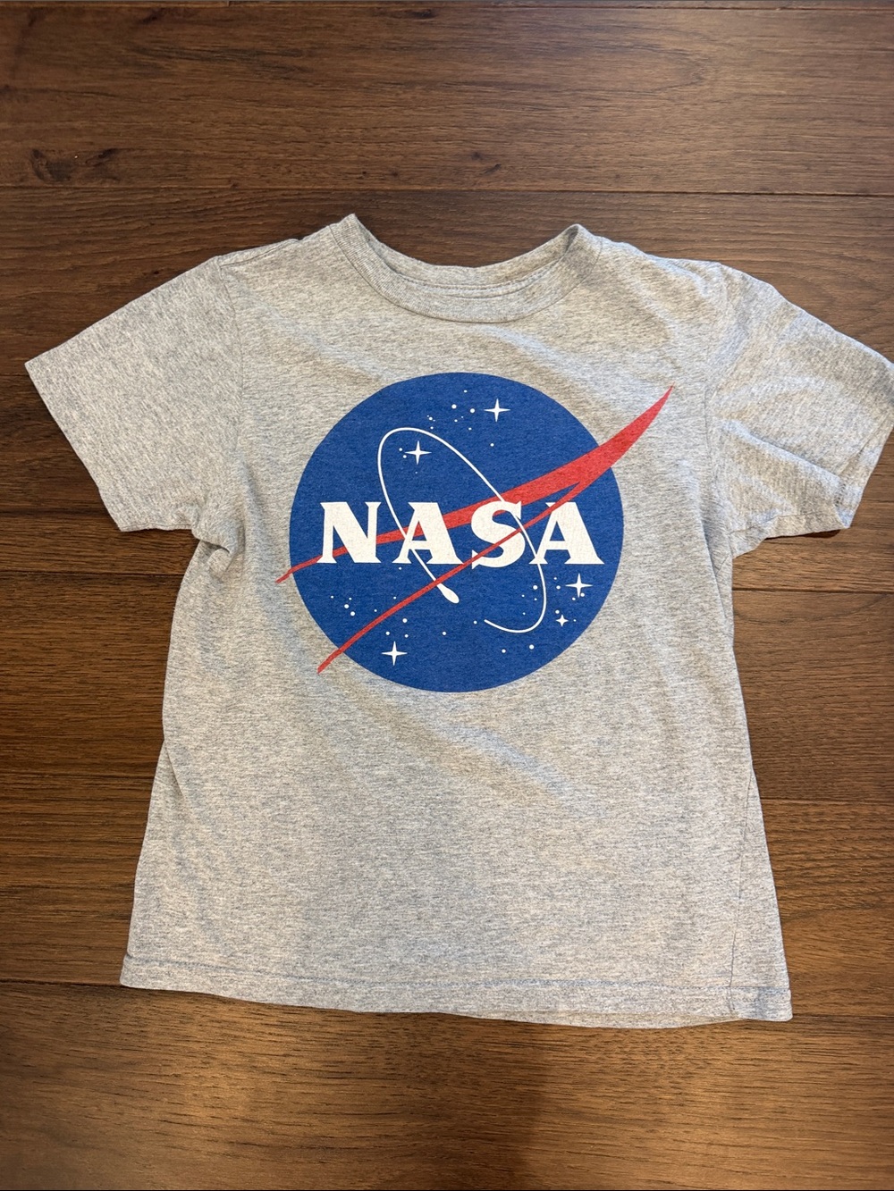 Buzz Aldrin Gray Kids NASA T-Shirt Size Small - C35-102